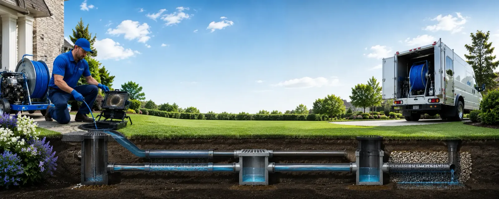 Outdoor drain cleaning information for Newton Upper Falls, MA
